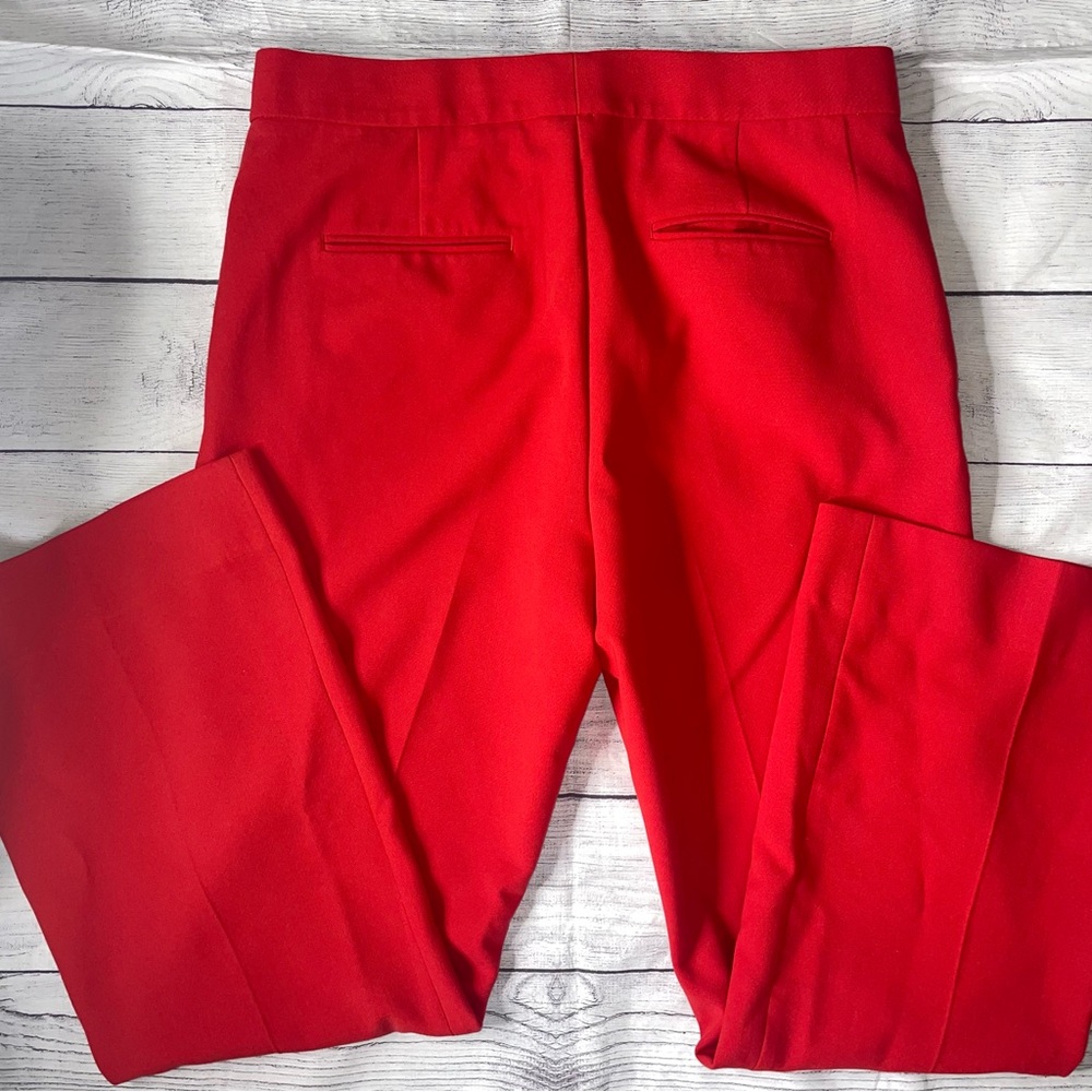 Ann Taylor Bold Red Slacks - Picture 3 of 7